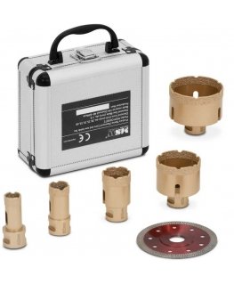 Drilled MSW Diamond Hole Saws for Angle Grinders 20/25/35/55/68 115mm M14 - Set