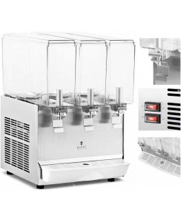 Royal Catering Three-compartment beverage dispenser with cooling 3 x 10 l 320 W