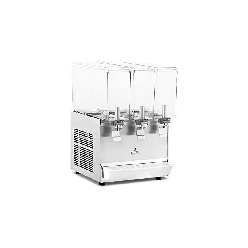 Royal Catering Three-compartment beverage dispenser with cooling 3 x 10 l 320 W – 2