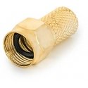 Spacetronik TV-FT02G screw-on F plug 100 pcs.