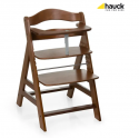 Hauck Alpha+ Wooden Highchair, Walnut Hauck Alpha+ Wooden Highchair, Walnut