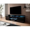 Cama RTV spintelė EVA 180x40x56 juoda blizgi Cama RTV spintelė EVA 180x40x56 juoda blizgi