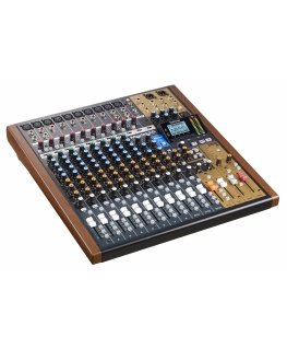 Tascam MODEL 16 audiomikser 16 kanalid 20 - 30000 Hz Must, Kuld, Puit