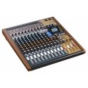 Tascam MODEL 16 аудиомикшер 16 канала 20 - 30000 Hz Черный, Золото, Дерево