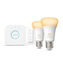 Philips Hue White ambiance Aloituspakkaus: 2 E27-älylamppua (1 100) + Dimmer switch
