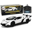 Lean Toys Radio Controlled Lamborghini Veneno 1:24 White with Remote Control Lean Toys Radio Controlled Lamborghini Veneno 1:24 White with Remote Control
