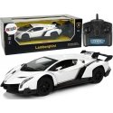 Lean Toys Radijo bangomis valdomas Lamborghini Veneno 1:24 baltas su pulteliu Lean Toys Radijo bangomis valdomas Lamborghini Veneno 1:24 baltas su pulteliu