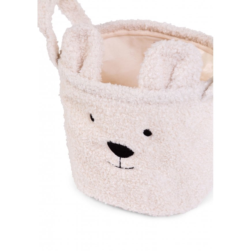 Childhome Teddy корзина для белья Oвальный Полиэстер Белый – 2