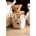 Childhome Teddy veļas grozs Ovāls Poliesters Balts