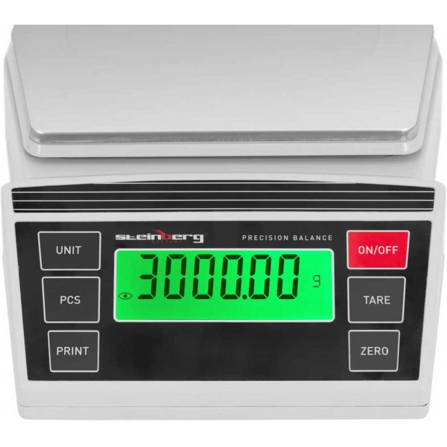 Kitchen scales Steinberg Systems Scales laboratoryjna jubilerska precyzyjna LCD 0.2-3000g / 0.01 g – 3