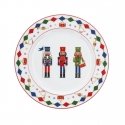 Ziemassvētku joslas apaļais servēšanas paplāte - 31 cm Ziemassvētku joslas apaļais servēšanas paplāte - 31 cm