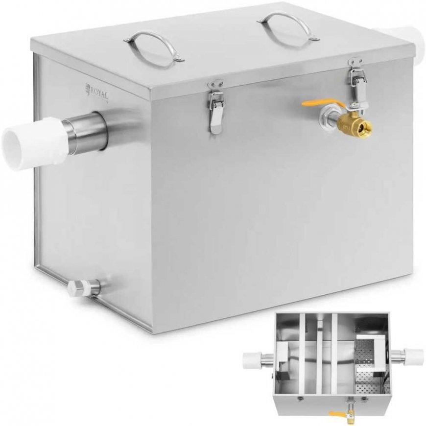 Royal Catering Food fat separator under the sink, 40 l