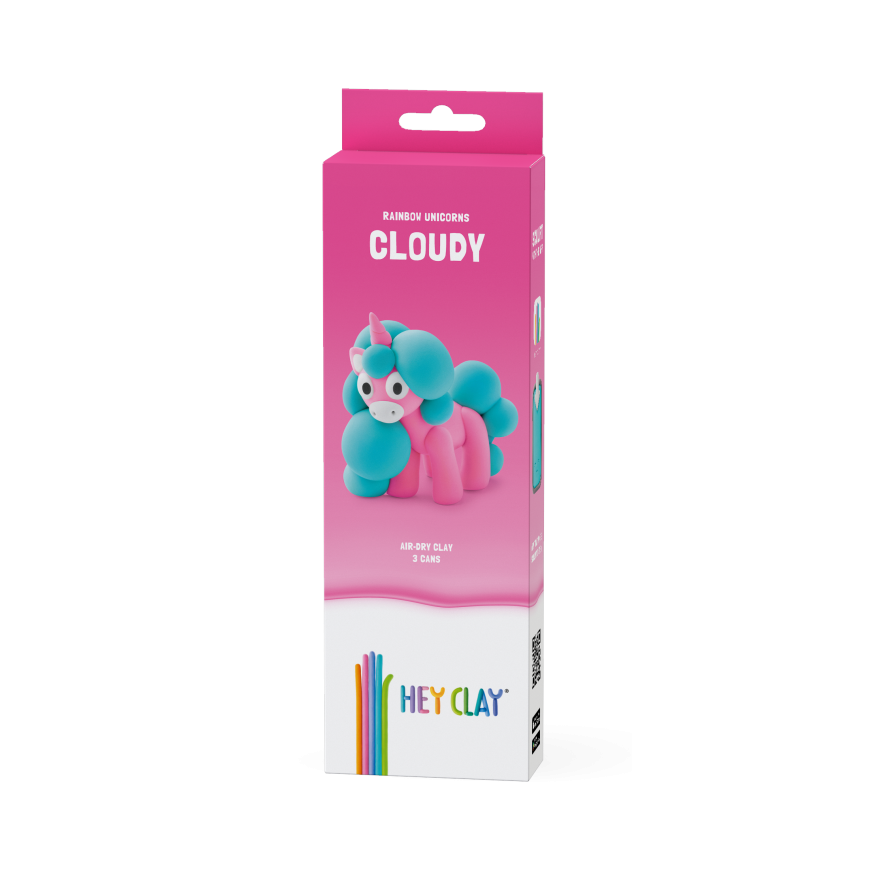 HEY CLAY modeling clay Unicorn Cloud 3 pcs