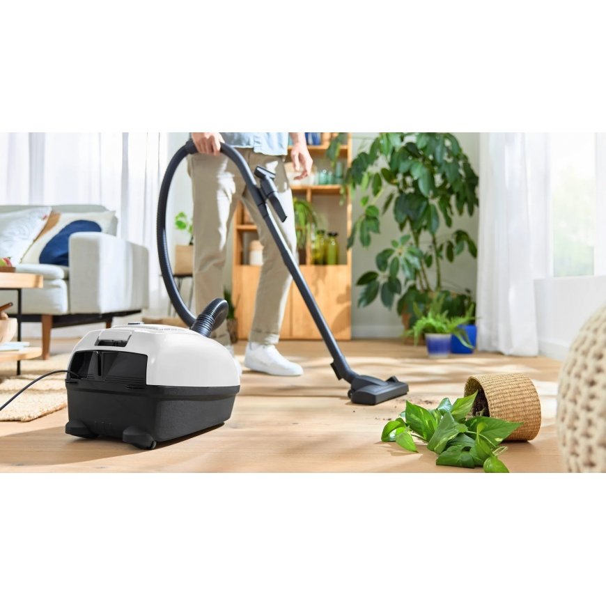 Bosch Serie 4 BGL38WH2 dulkių siurblys 4 L Cilindrinis dulkių siurblys Sausa 600 W Dulkių maišas – 5