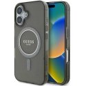 Dėklas Guess GUHMP16MHFGEREK iPhone 16 Plus 6.7" juoda/juodas hardcase IML Glitter Circle MagSafe Dėklas Guess GUHMP16MHFGEREK iPhone 16 Plus 6.7" juoda/juodas hardcase IML Glitter Circle MagSafe