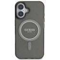 Dėklas Guess GUHMP16MHFGEREK iPhone 16 Plus 6.7" juoda/juodas hardcase IML Glitter Circle MagSafe Dėklas Guess GUHMP16MHFGEREK iPhone 16 Plus 6.7" juoda/juodas hardcase IML Glitter Circle MagSafe