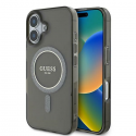 Case Guess GUHMP16MHFGEREK iPhone 16 Plus 6.7" black/black hardcase IML Glitter Circle MagSafe Case Guess GUHMP16MHFGEREK iPhone 16 Plus 6.7" black/black hardcase IML Glitter Circle MagSafe