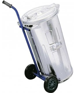 Trolley for ash and waste buckets MEVA 110L, blue