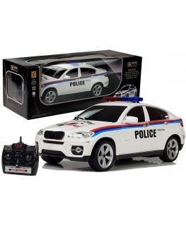 Lean Cars Remote Control Police Car Coupe R/C