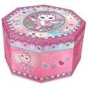 Pecoware octagonal music box - Cat ballerina Pecoware octagonal music box - Cat ballerina