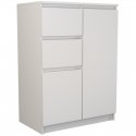 Topeshop 2D2S BIEL riidekapp ja sahtlitega kummut
