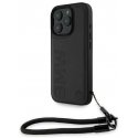Case BMW BMHCP16X23RMRLK iPhone 16 Pro Max 6.9" black/black hardcase Signature Leather Wordmark Cord Case BMW BMHCP16X23RMRLK iPhone 16 Pro Max 6.9" black/black hardcase Signature Leather Wordmark Cord