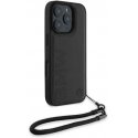 Case BMW BMHCP16X23RMRLK iPhone 16 Pro Max 6.9" black/black hardcase Signature Leather Wordmark Cord Case BMW BMHCP16X23RMRLK iPhone 16 Pro Max 6.9" black/black hardcase Signature Leather Wordmark Cord