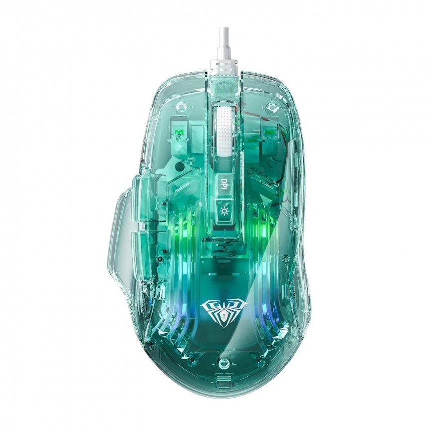 Aula S80 Multi-Color RGB Led Vadu Spēļu Optiskā Pele 7 Pogas 120 – 4