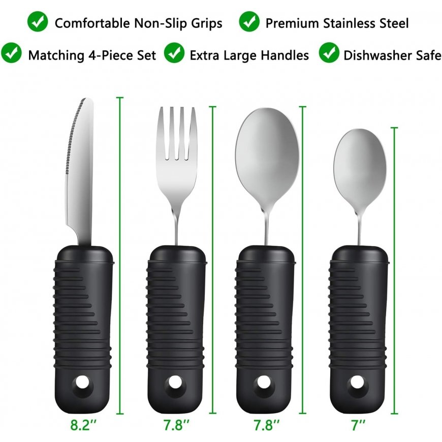 Curved spoon for left-handed person