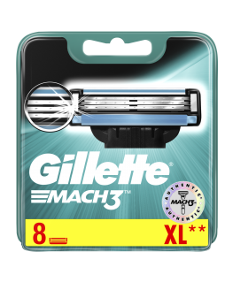 Shaving heads Gillette MACH3, 8 pcs.