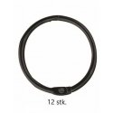 Leijma Aps Curtain rings 12 pcs. small matt black Leijma Aps Curtain rings 12 pcs. small matt black