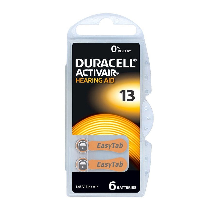 Duracell Activair DA 13, 6-pack – 2