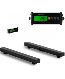 Virtuvinės svarstyklės Steinberg Systems Slydimo šviesos svarstyklės skaitmeninis LCD Bluetooth 1500 / 0,5kg 100 x 10 cm