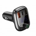 Baseus CCMT000101 FM raidītājs 87,5 - 108 MHz Bluetooth sistēma Melns Baseus CCMT000101 FM raidītājs 87,5 - 108 MHz Bluetooth sistēma Melns