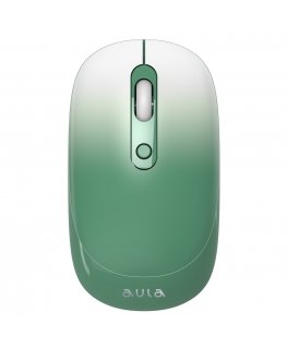 Aula AM207 2.4G Wireless Mouse with 4 buttons 800-1900dpi Green