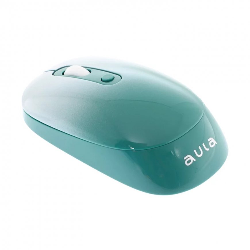 Aula AM207 2.4G Traadita Hiir 4 Nupuga 800-1900dpi Roheline – 2
