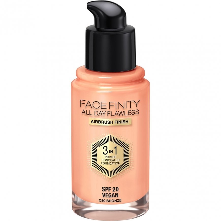 Max Factor Facefinity All Day Flawless 3 in 1 Vegan Foundation 80 Bronze – 2