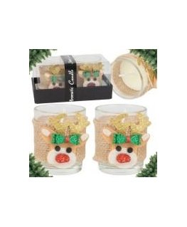 Christmas candles Deer 2 pcs | 10h