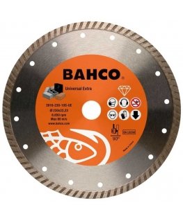 Diamond disc for concrete, turbo, Bahco 230x3.2x22.23mm