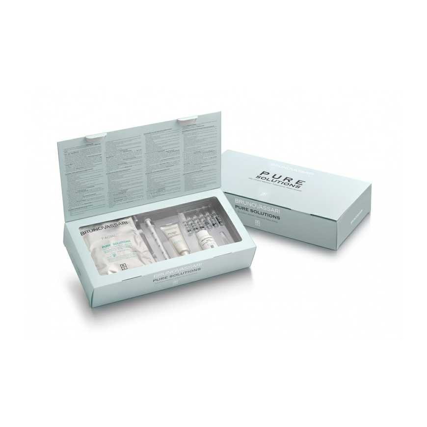 Pure Solutions Set Bruno Vassari: Balance Fluid, Vitamin A, Hydrating, Emulsion, For Face, 20 ml + Pure Solutions, Eliminates Im
