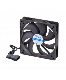 Akyga System fan 12 cm black AW-12A-BK Molex 120x120 mm Kompiuterio korpusui Ventiliatorius Juoda 1 vnt