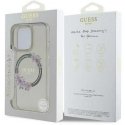 Apple iPhone 16 Pro Max Guess IML Flowers Wreath MagSafe (GUHMP16XHFWFCK) phone case black color Apple iPhone 16 Pro Max Guess IML Flowers Wreath MagSafe (GUHMP16XHFWFCK) phone case black color