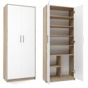 Topeshop OLIV 2D SON-MIX KPL biroja grāmatu skapis Topeshop OLIV 2D SON-MIX KPL biroja grāmatu skapis