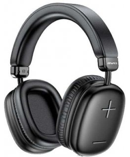 AWEI ausinės Bluetooth AT6 juodos spalvos