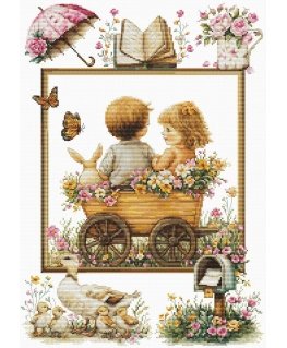 luca S Embroidery kit 27x38cm SB7043