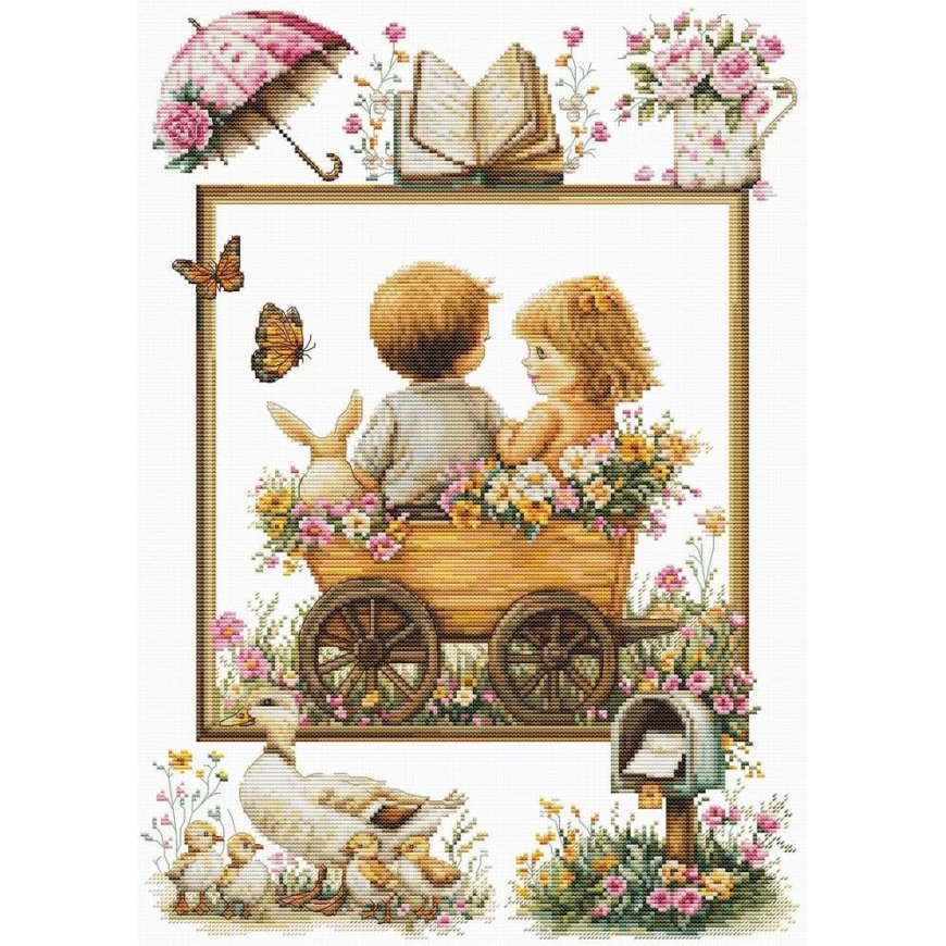 luca S Embroidery kit 27x38cm SB7043