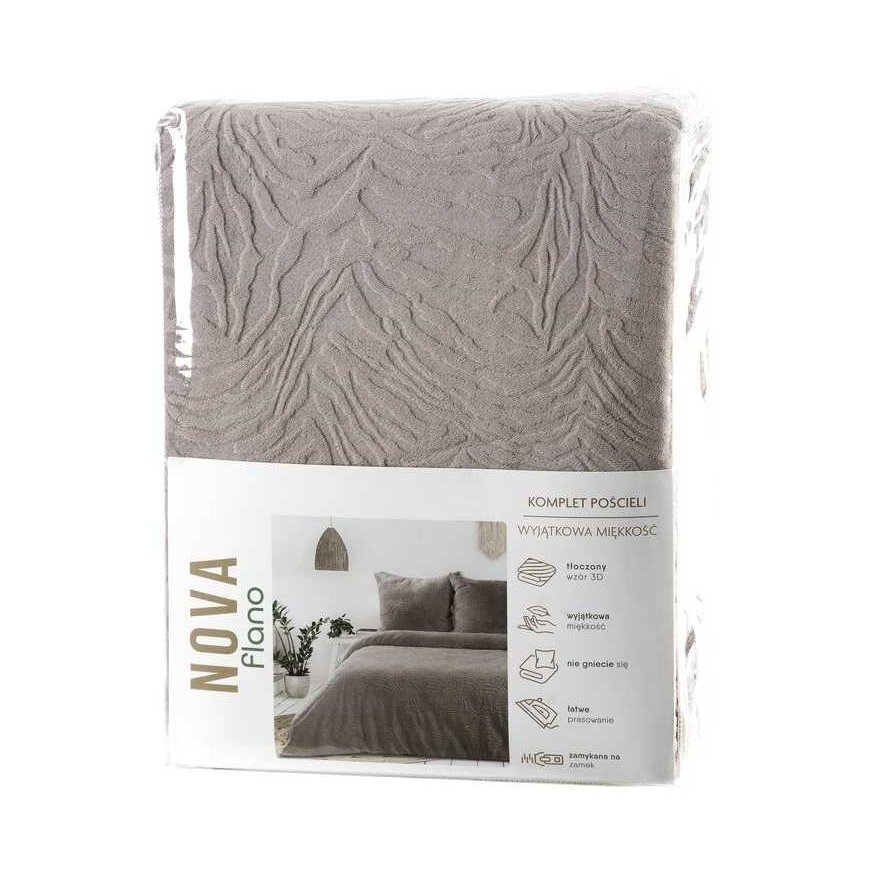 Bedding set Eurofirany EX/POS/FLANO/BEŻ 140X200 70X90/X1 – 2