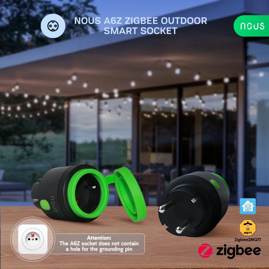 NOUS Outdoor Smart Socket A6Z (2pcs) NEW! – 2
