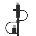 Belkin BOOST CHARGE USB кабель 1 m USB A USB C/Micro-USB B/Lightning Черный Belkin BOOST CHARGE USB кабель 1 m USB A USB C/Micro-USB B/Lightning Черный