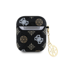Guess PU 4G Peony Charm Case for AirPods 1|2 Black Guess PU 4G Peony Charm Case for AirPods 1|2 Black